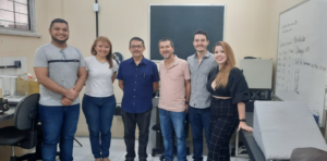Prof. Carlos Tatmatsu, Prof. Said Fonseca, MsC. Lucyana Coutinho e membros do INOVAFISIO